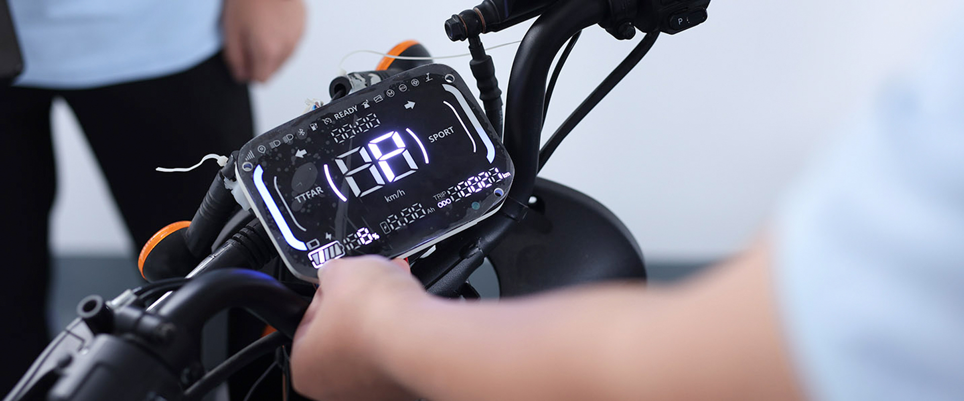 E-scooter dashboard